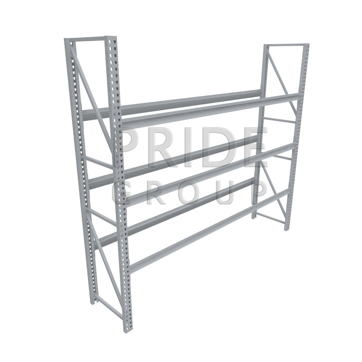 Стеллаж грузовой СГП 1250x1000x2000 3 полки без настила