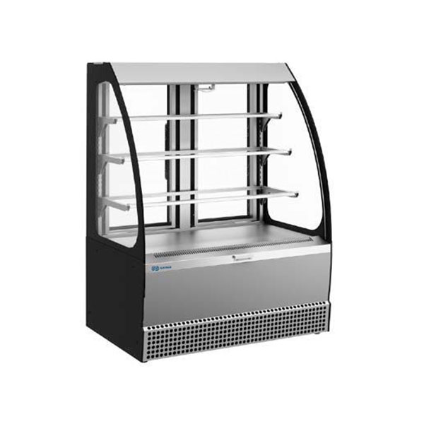 Витрина кондитерская KAYMAN KВК-950М открытая люкс серый матовый
