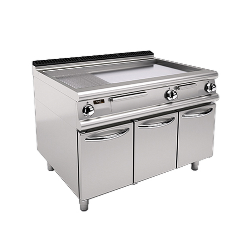Газовая жарочная поверхность 700 серии Apach Chef Line LFTG127LRCS сталь
