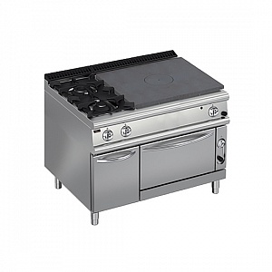 картинка Плита со сплошной поверхностью газовая 700 серии Apach Chef Line LRSTG127R2FG