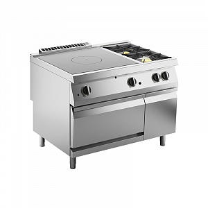 картинка Плита со сплошной поверхностью газовая 900 серии Apach Chef Line SLRSTG129R2FG