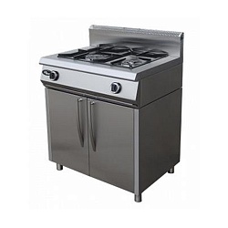 картинка Плита Grill Master 2-горелочная газовая Ф2ПГ/600 (закрытый стенд)