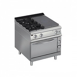 картинка Плита со сплошной поверхностью газовая 700 серии Apach Chef Line LRSTG87R2SXFG